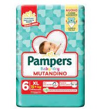 PAMPERS PANN DRY MUT EXTRA LARGE X 14