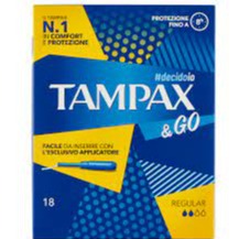 TAMPAX & GO REGULAR X 18