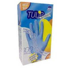 TULIP GUANTI NITRILE BLU DA 100 S