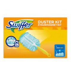 SWIFFER DUSTER BASE + 3 PIUMINI