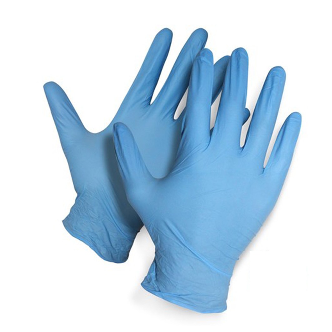 GUANTI NITRILE BLU S DA 100