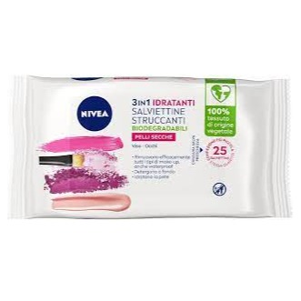 NIVEA SALVIETTINE STRUCCANTI DA 25 PELLE SECCA