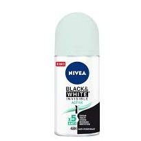 NIVEA DEOD ROLL ON BLACK E WHITE INVI ACTIVE