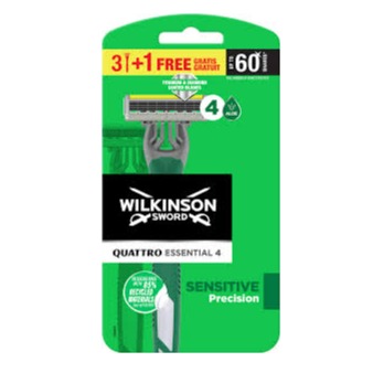 WILKINSON QUATTRO ESSENT 4 SENS DISP 3+1