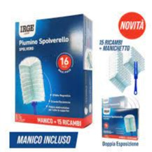 IRGE SPOLVERELLO PIUMINO 15 PZ + MANICH