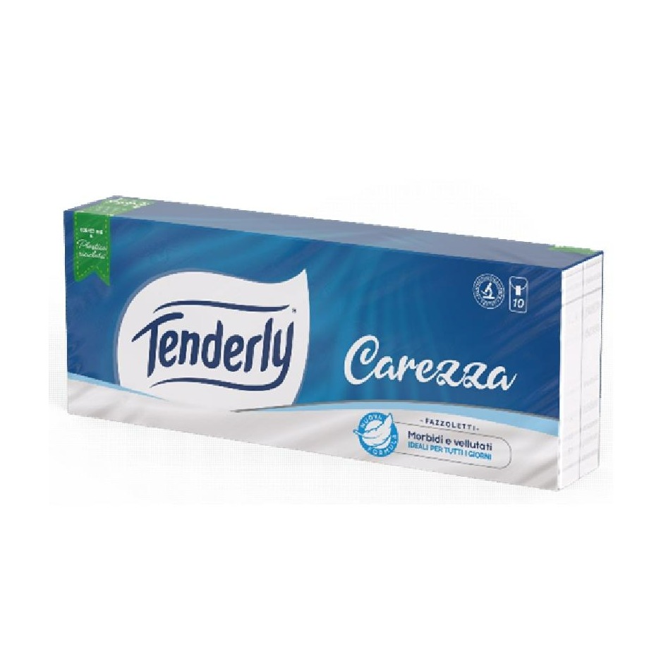 TENDERLY FAZZOLETTI DA 10 CAREZZA