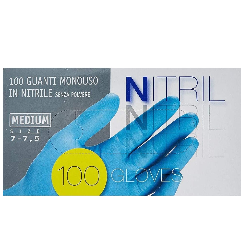 GLOVES GUANTI NITRILI X 100 L