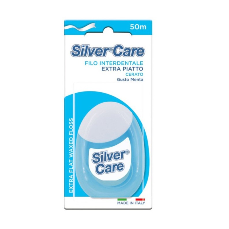 SILVER CARE FILO INTERDENTALE EXTRA PIATTO ML 50