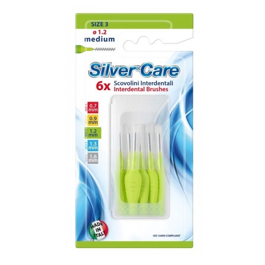 SILVER CARE 6 SCOVOLINI INTERDENTALI MEDI