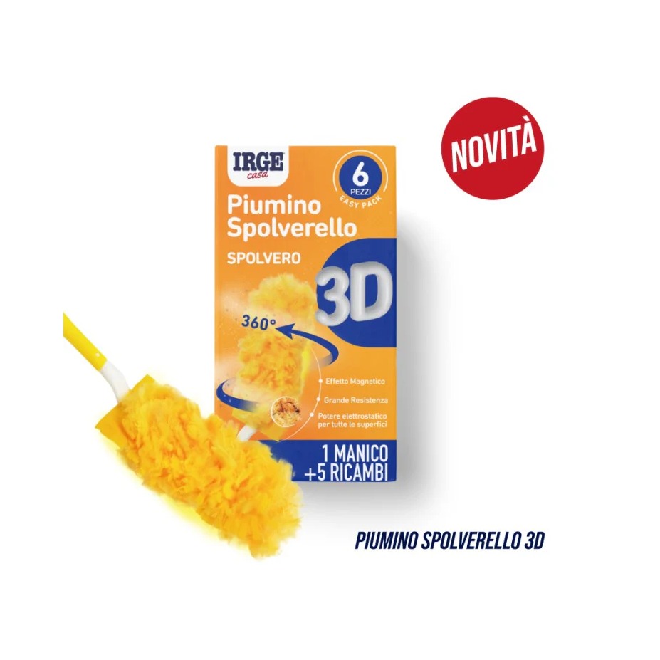 IRGE SPOLVERELLO 3D 5 RICAMBI+MANICHETTO