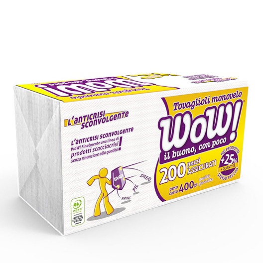 WOW TOVAGLIOLI 200 PZ 33X33 NON FLESCAITO