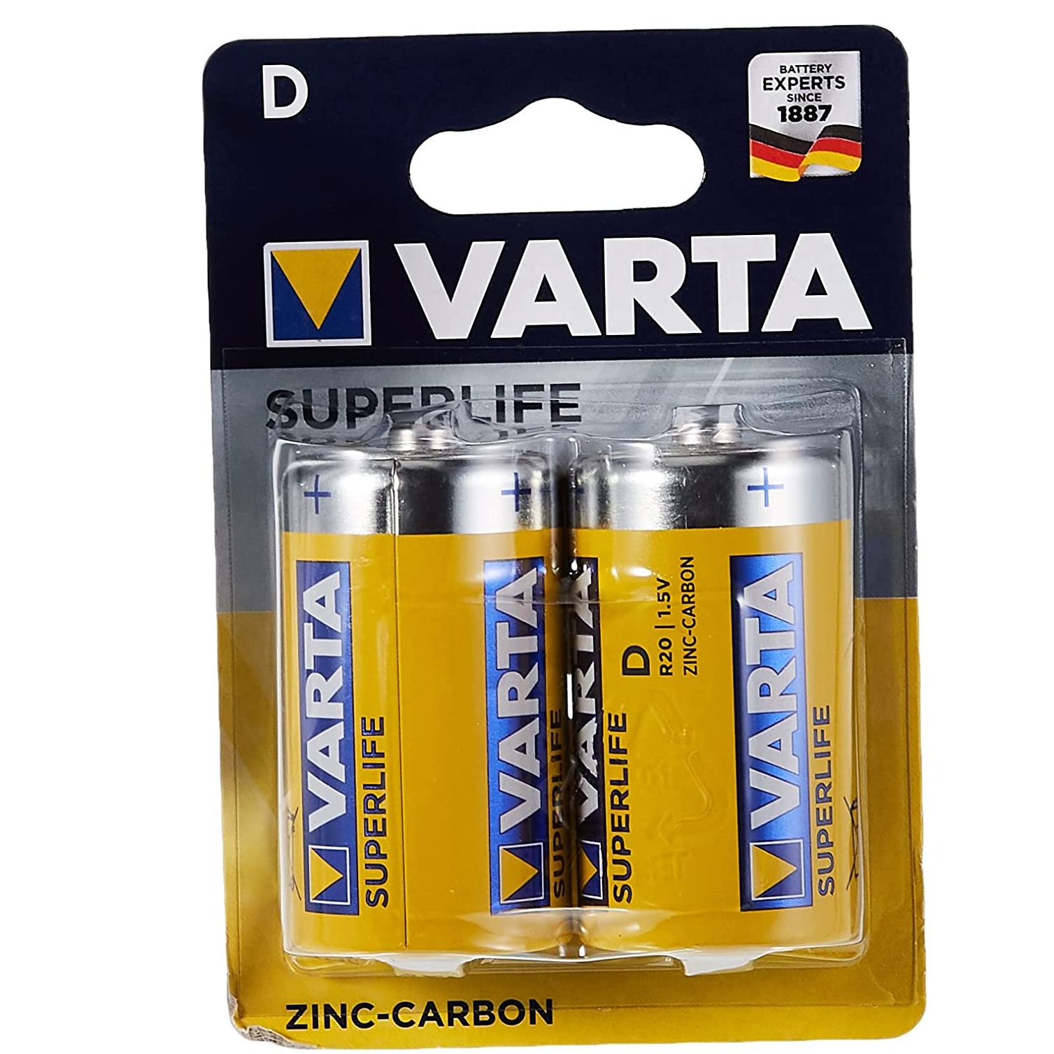 VARTA BATTERIE SUPERLIFE TORCIONE X 2