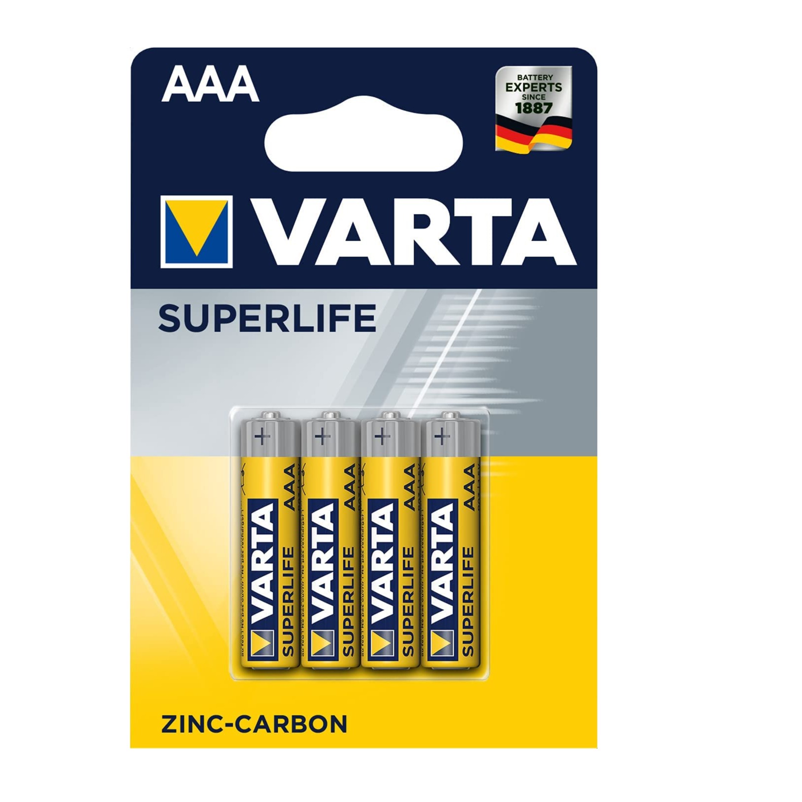 VARTA BATTERIE SUPERLFE MINI STYLO X 4 