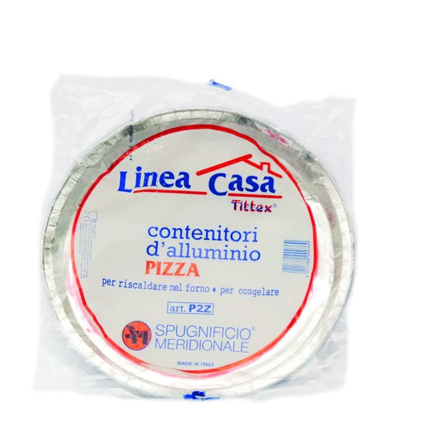 CONTENITORI ALLUMINIO PIZZA MEDIA X 2