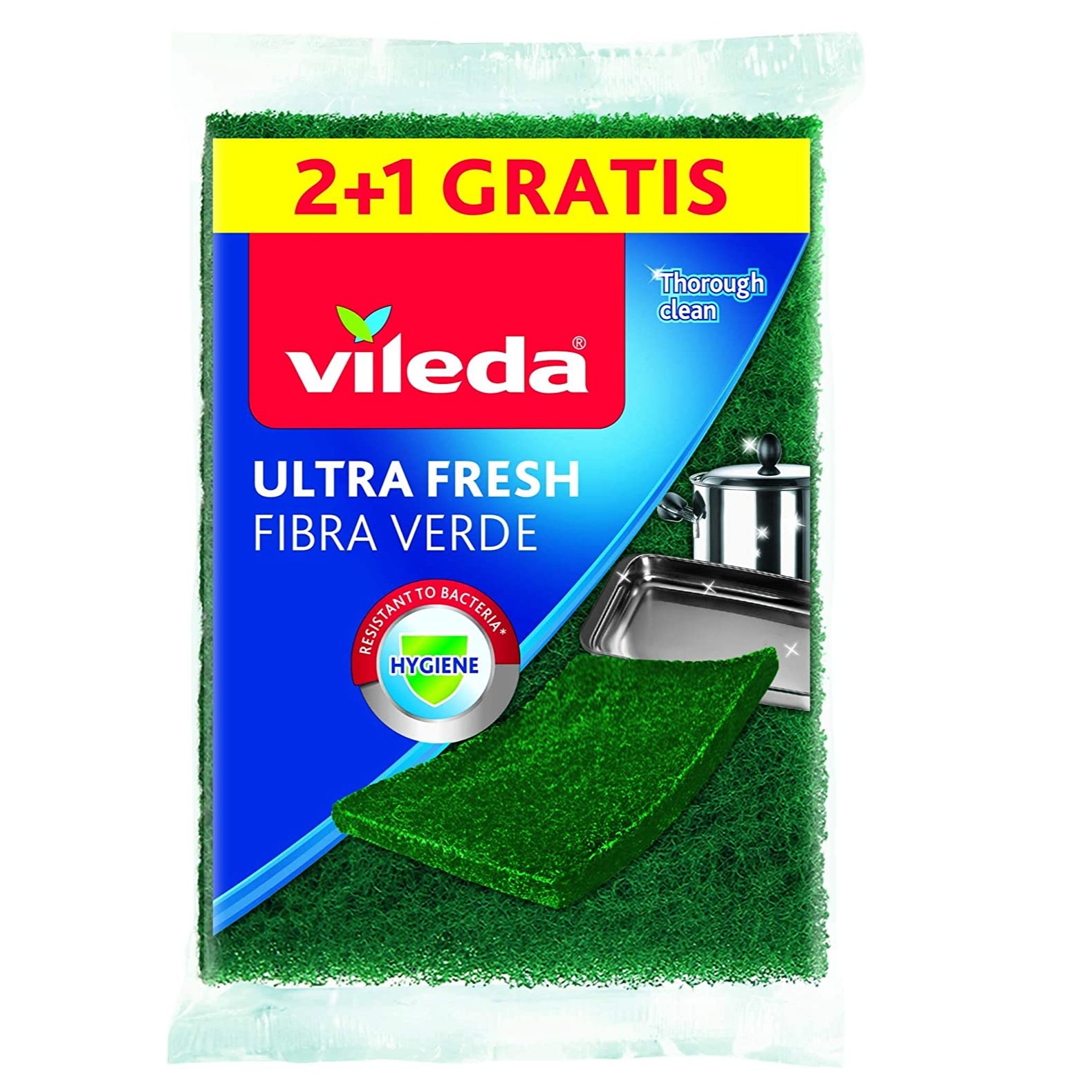 VILEDA ULTRA FRESH 2 1 FIBRA VERDE