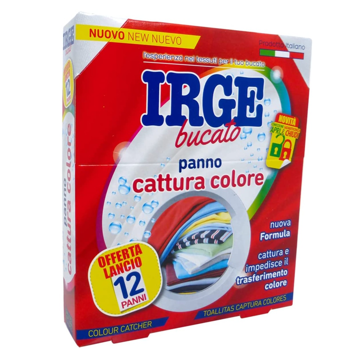 IRGE PANNO CATTURA COLORE 12 FOGLI