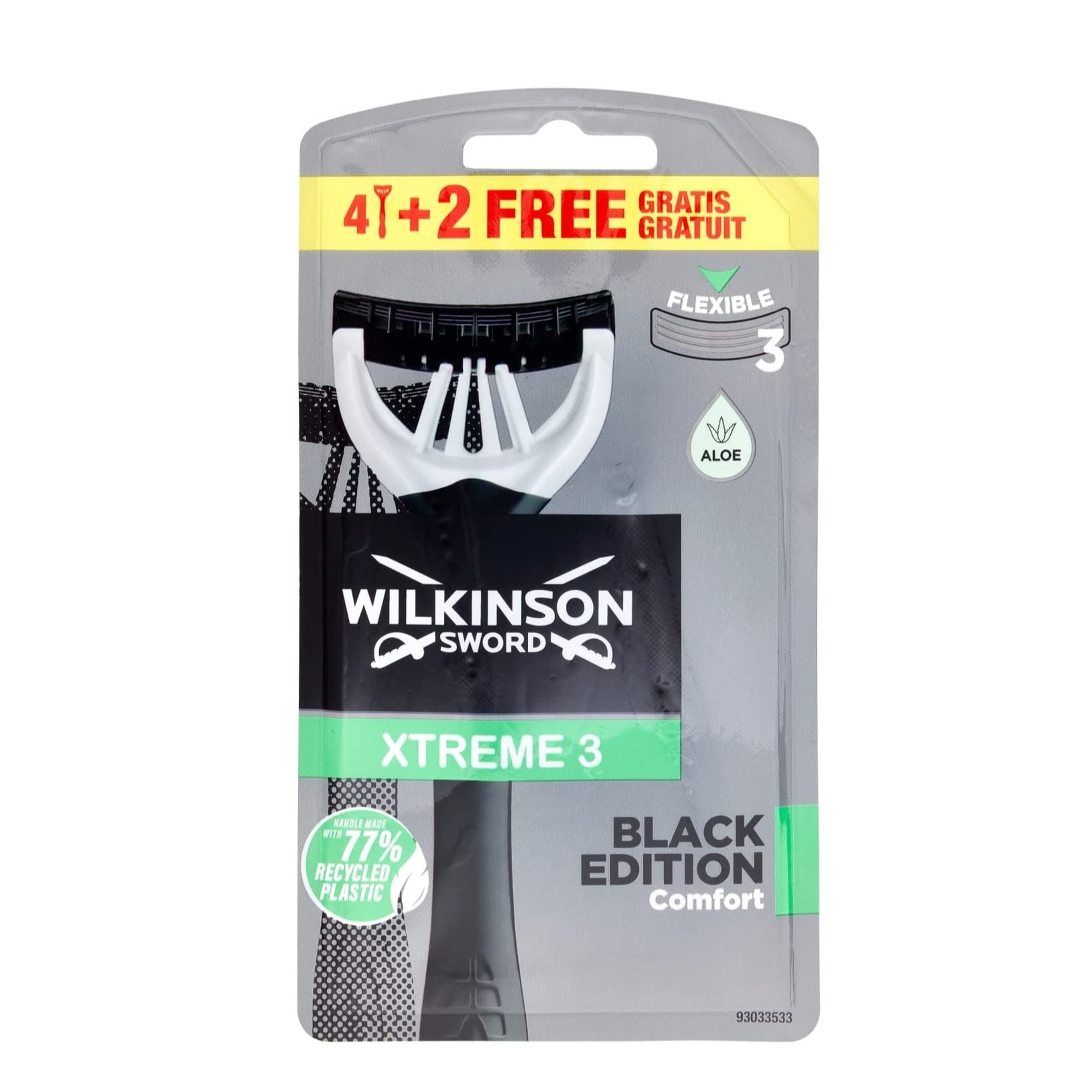 WILKINSON EXTREME 3 ACTIVE BLACK 4 2