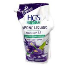 HGS SAPONE LIQUIDO LT 2 IRIS E TALCO BUSTA