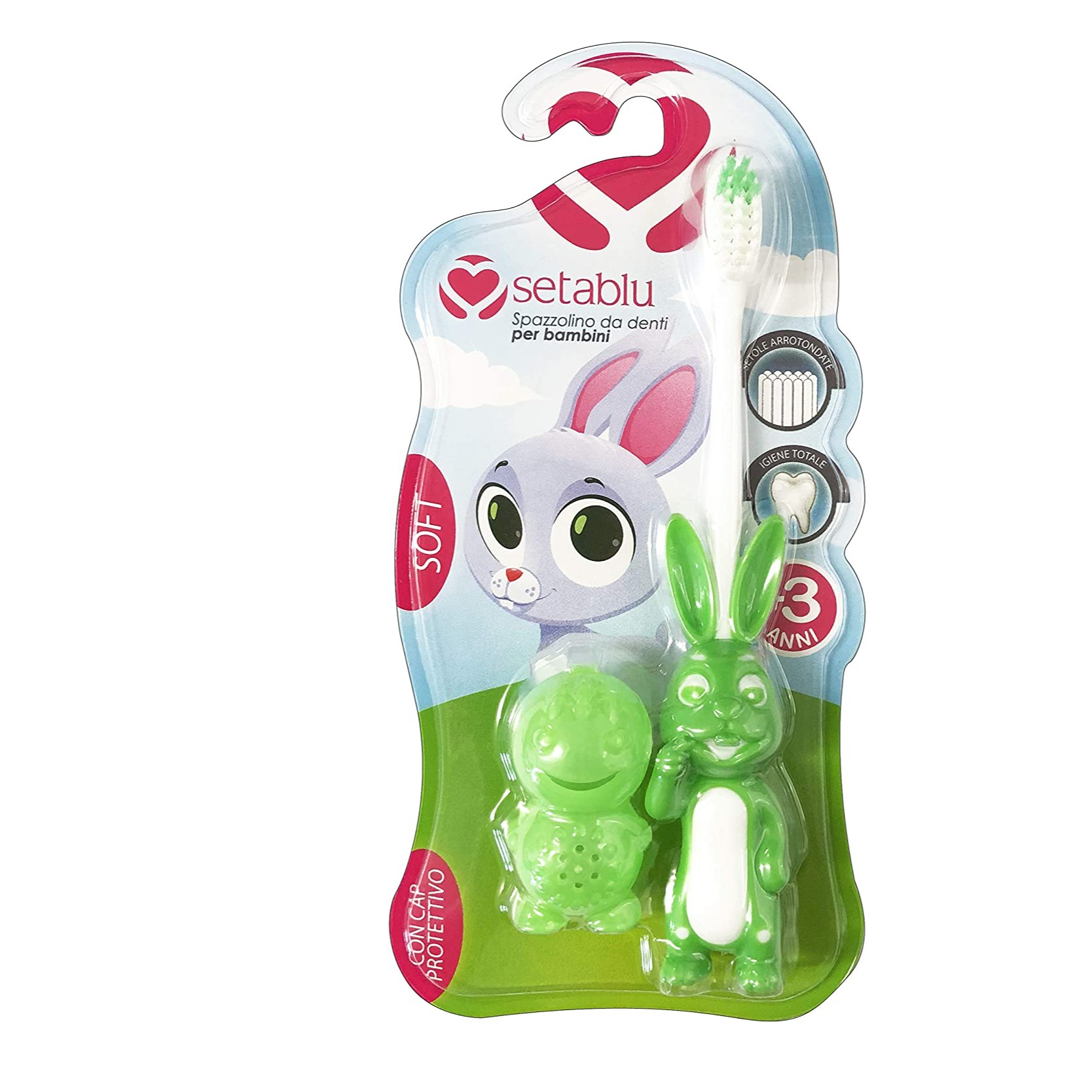 SETABLU SPAZZOLINO DENTI BABY RABBIT 