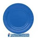 PIATTO BIODEGRADABILE 8 PZ BLU