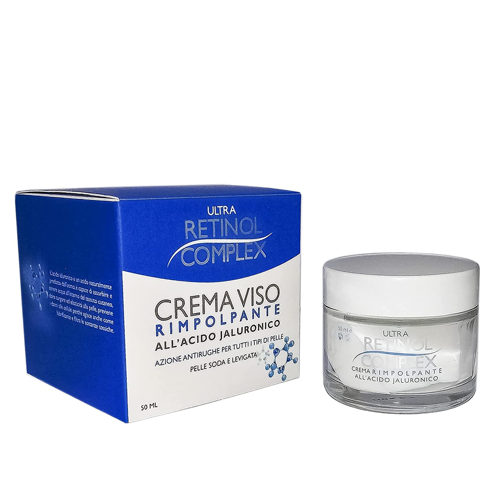 RETINOL COMPLEX CREMA ANTIRUGHE RIMPOLPANTE ACIDO JALURONICO ML 