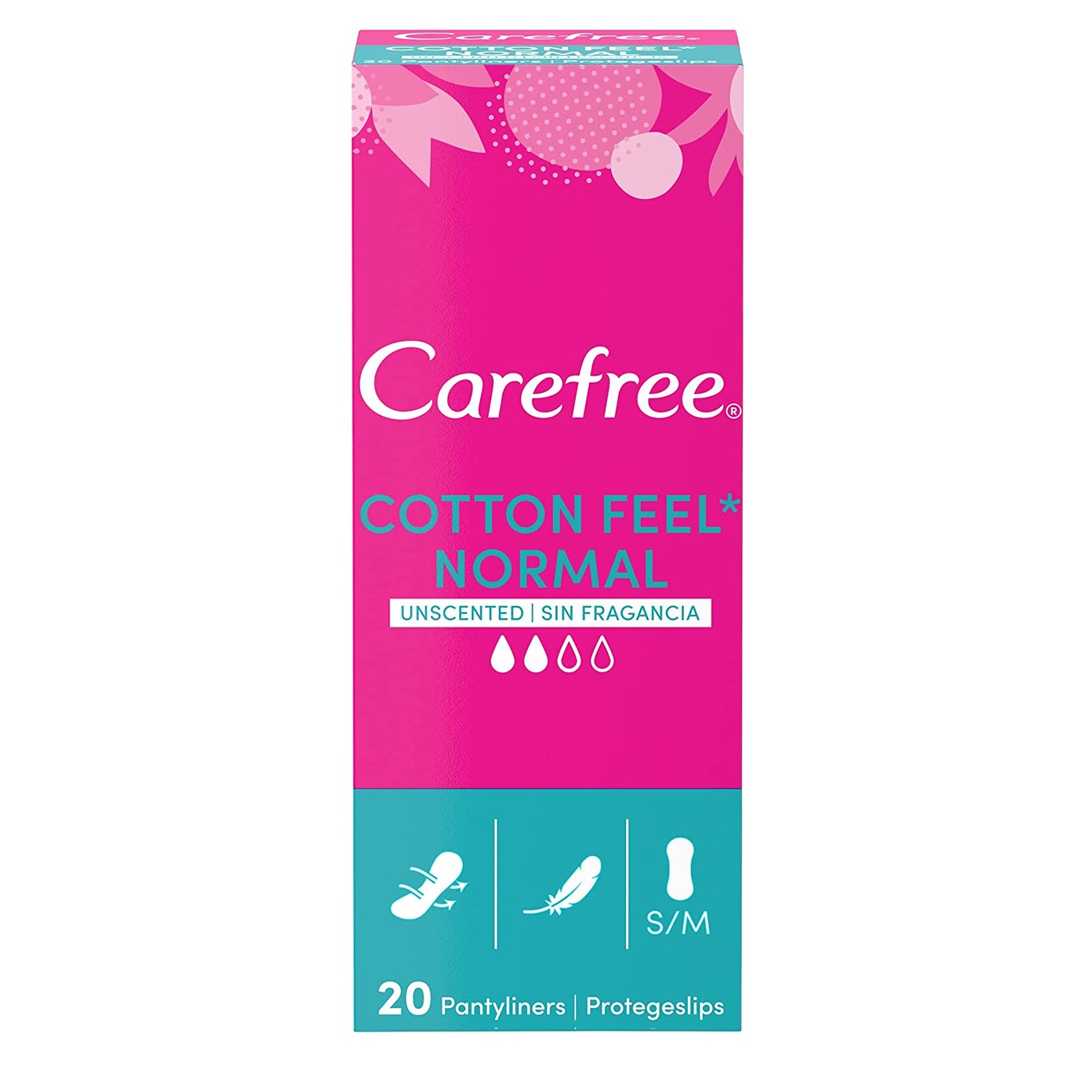 CAREFREE SALVASLIP X 20 NORMAL CON COTONE