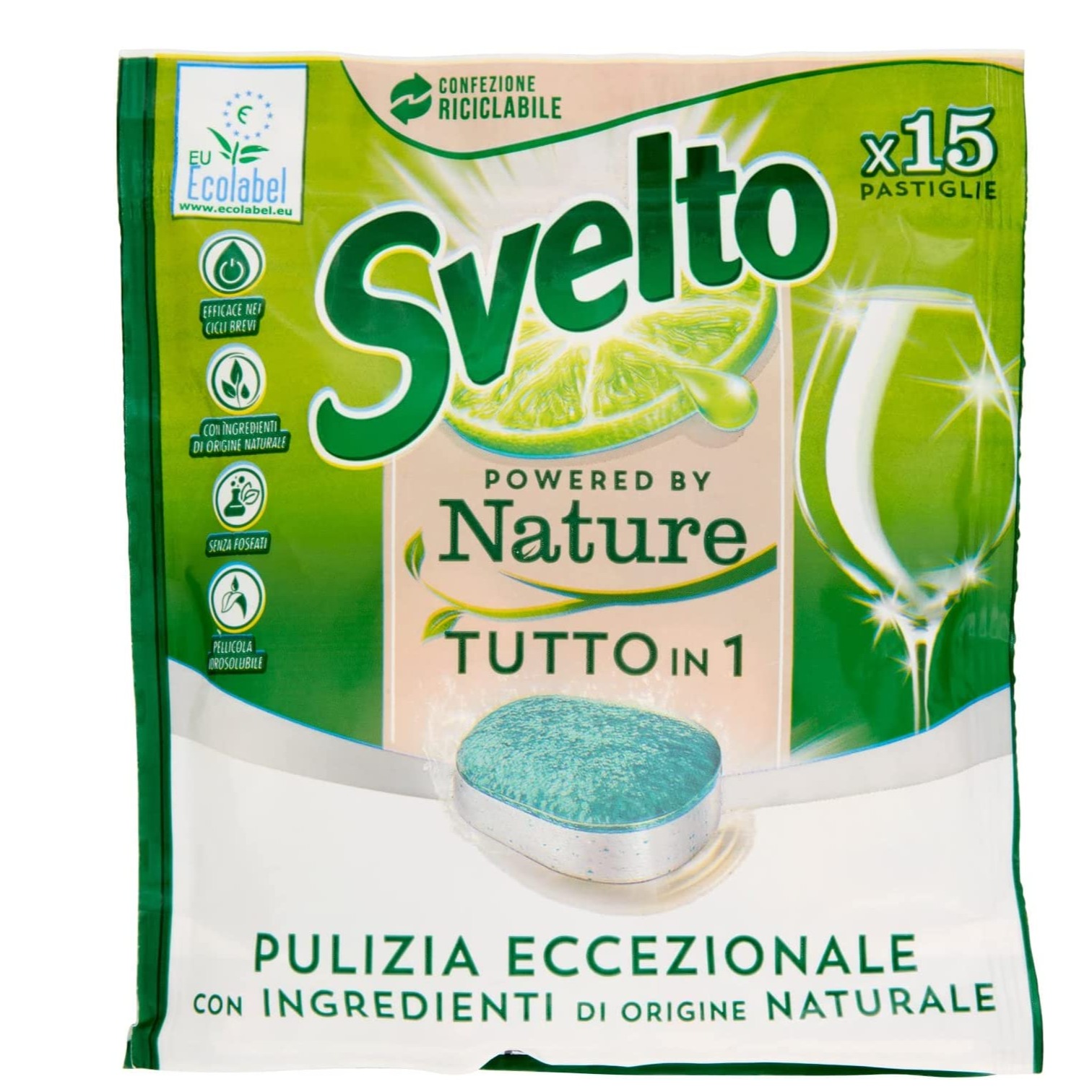 SVELTO LAV TABS TUTTO IN 1 X 15