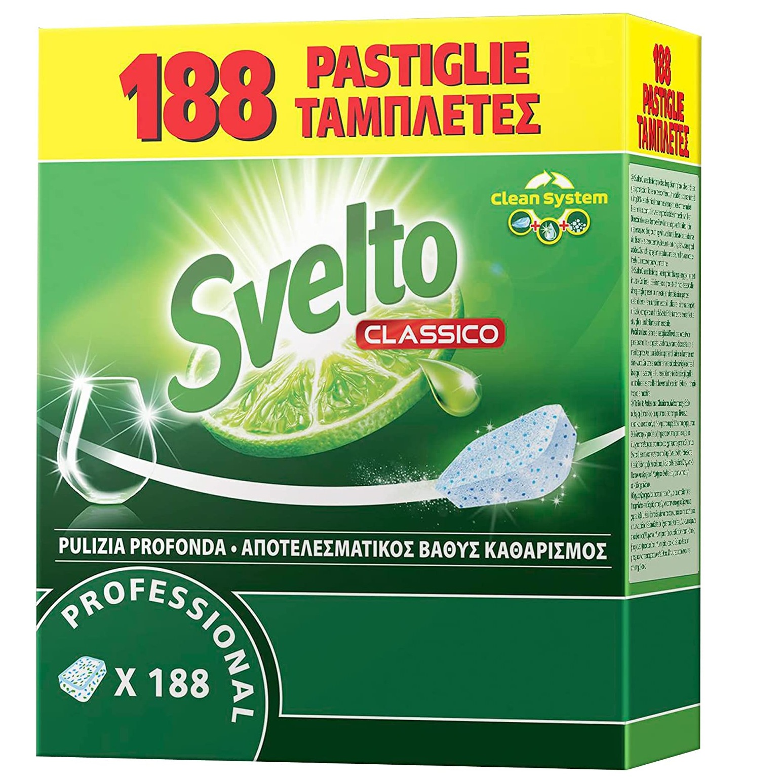 SVELTO TABS CLASSICO X 188 PROFESSIONAL