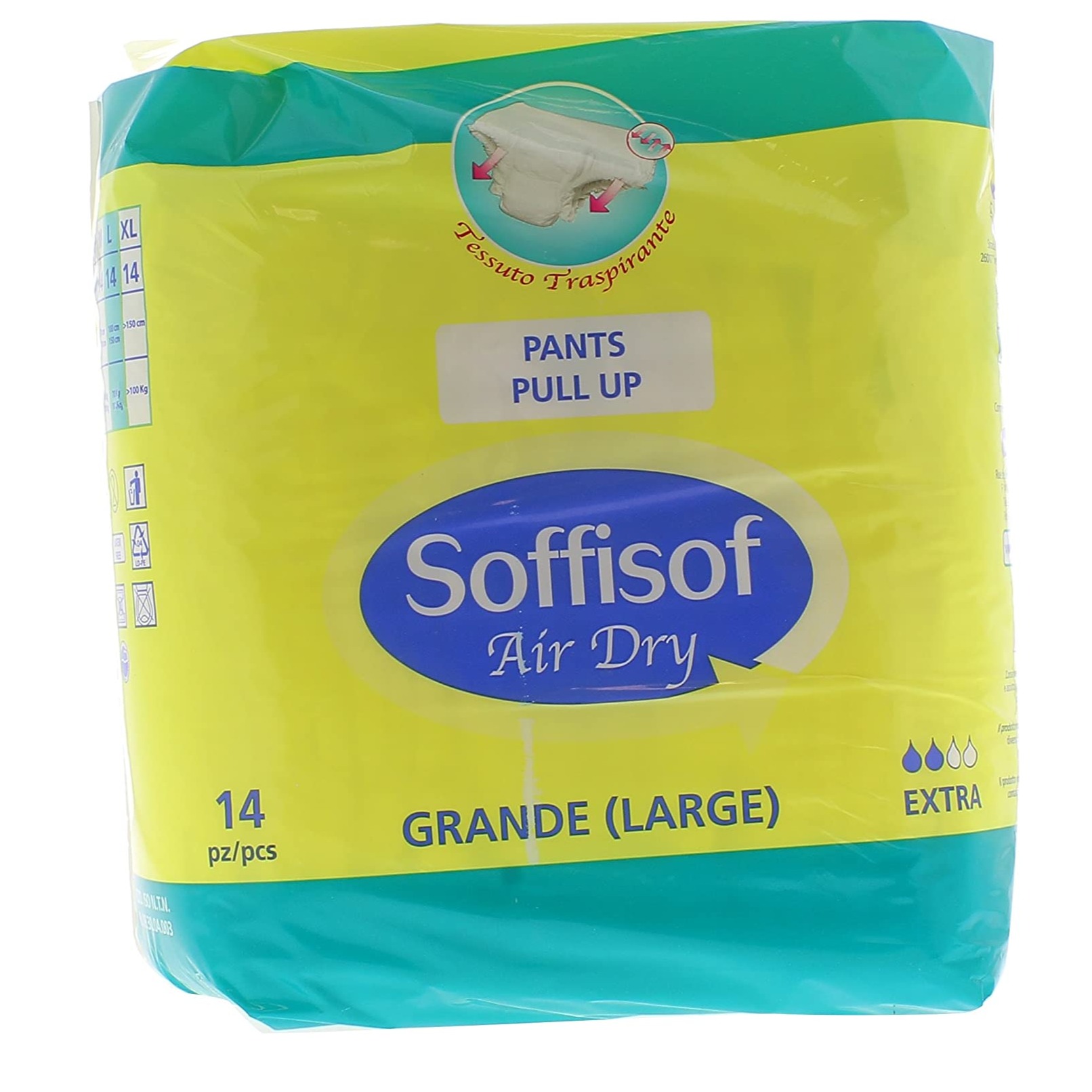 SOFFISOF PANTS EXTRA LARGE