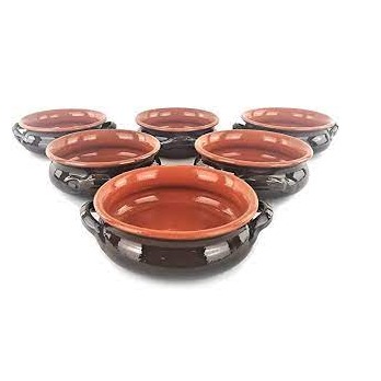 MERCURY SET 6 CIOTOLE TERRACOTTA DA FORNO