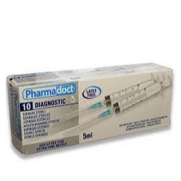 SIRINGHE STERILI ML 5 PHARMADOCT