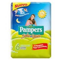 PAMPERS PANN SOLE E LUNA EXTRA LARGE