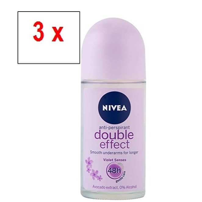 NIVEA DEOD ROLL ON ML 50 DOUBLE EFFECT