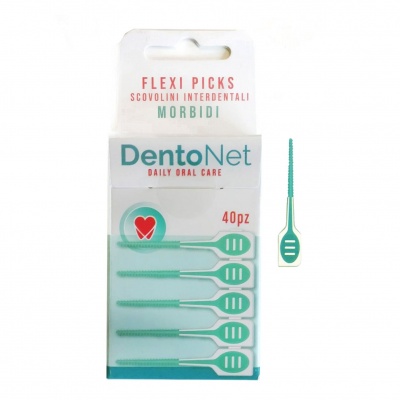 DENTONET 40 SCOVOLINI INTERDENTALI FLEXI PICKS