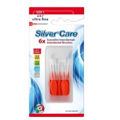 SILVER CARE 6 SCOVOLINI INTERDENTALI ULTRA FORTI