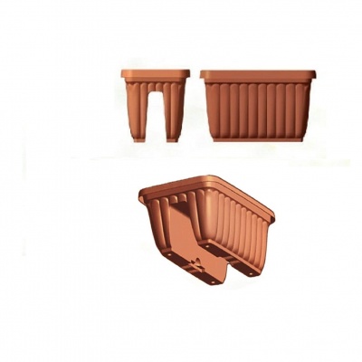 BRONZO BALCONETTA DORICA DOPPIA CM 50